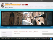 Tablet Screenshot of comune.arpino.fr.it